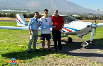 Primer vuelo solo alumno Pedro Alexandroff