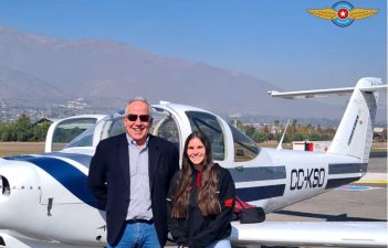 Examen de piloto privado aprobado – Antonia Colvin