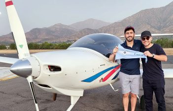 Primer vuelo solo alumno Sebastián Moral Martínez