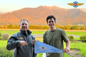 Primer vuelo solo alumno Vicente Moral Martínez