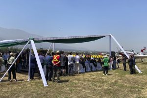 Presentación del avión Air Tractor AT-802 de CONAF